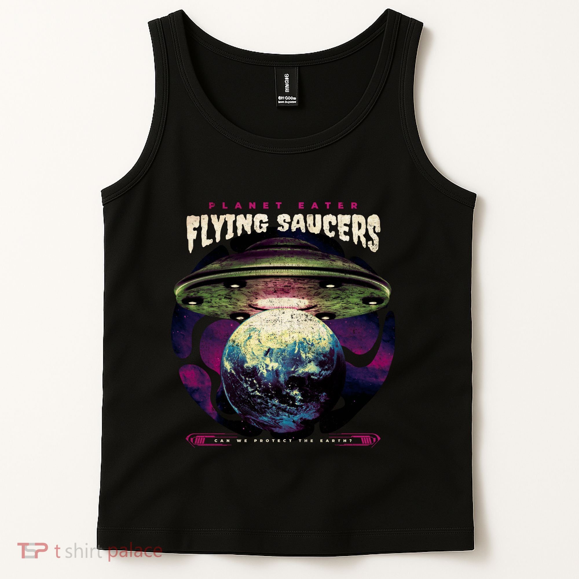 Flying Saucers Tank Top