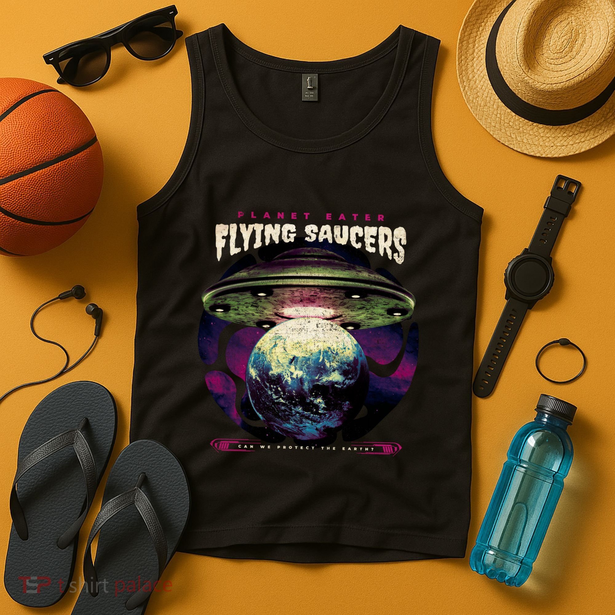 Flying Saucers Tank Top