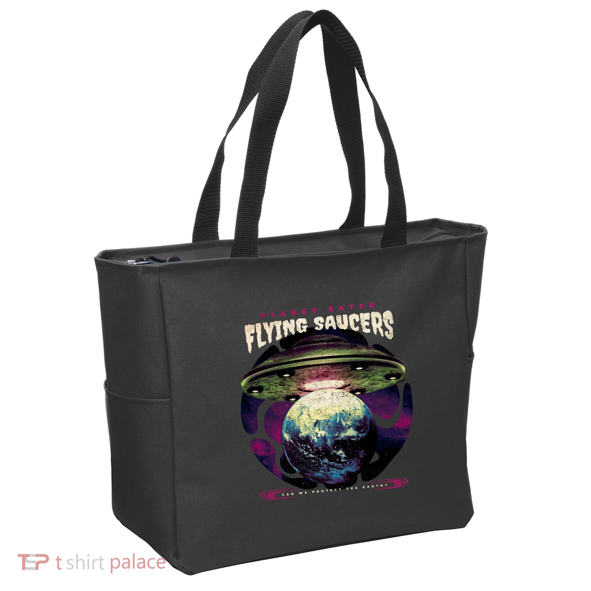Flying Saucers Tote Bag