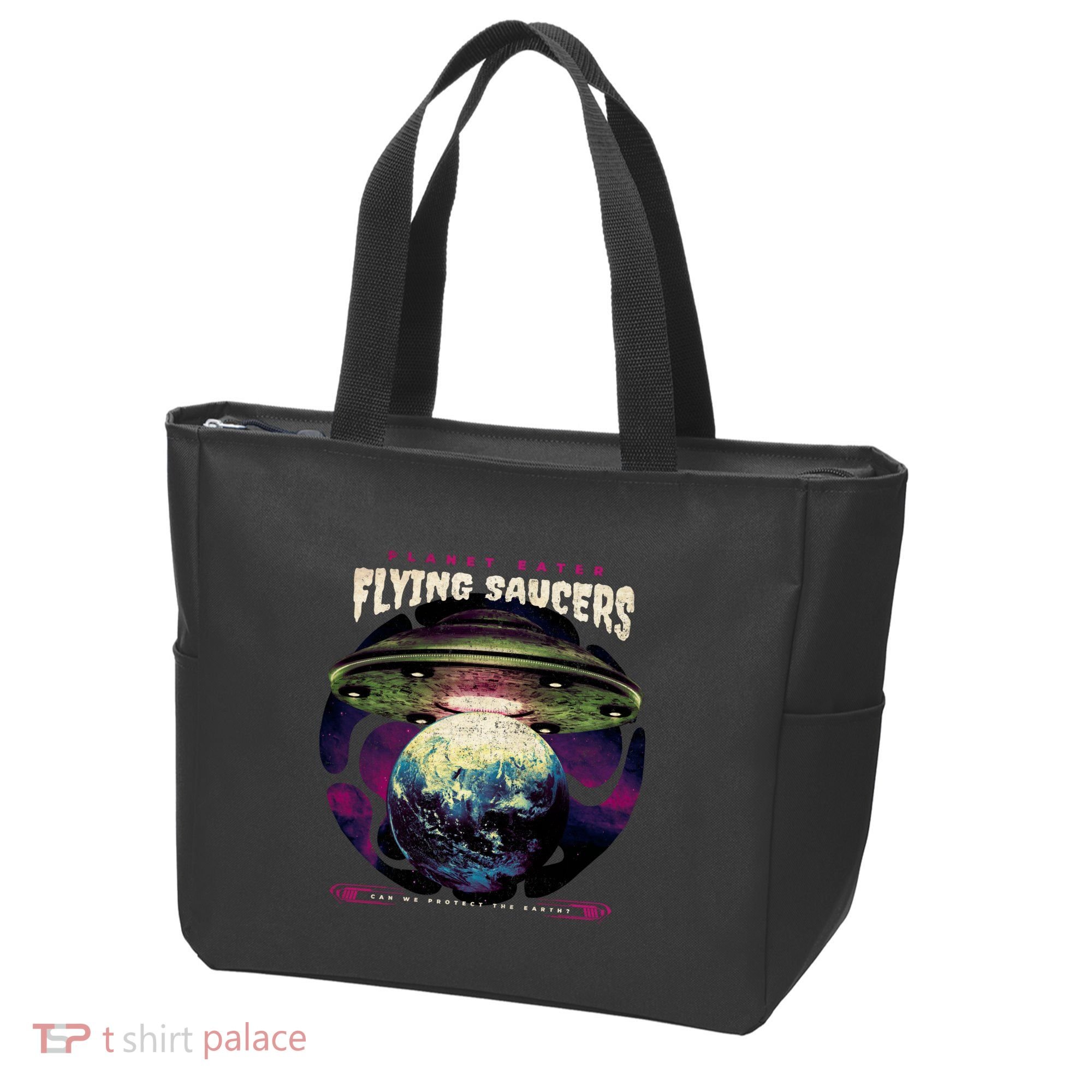 Flying Saucers Tote Bag
