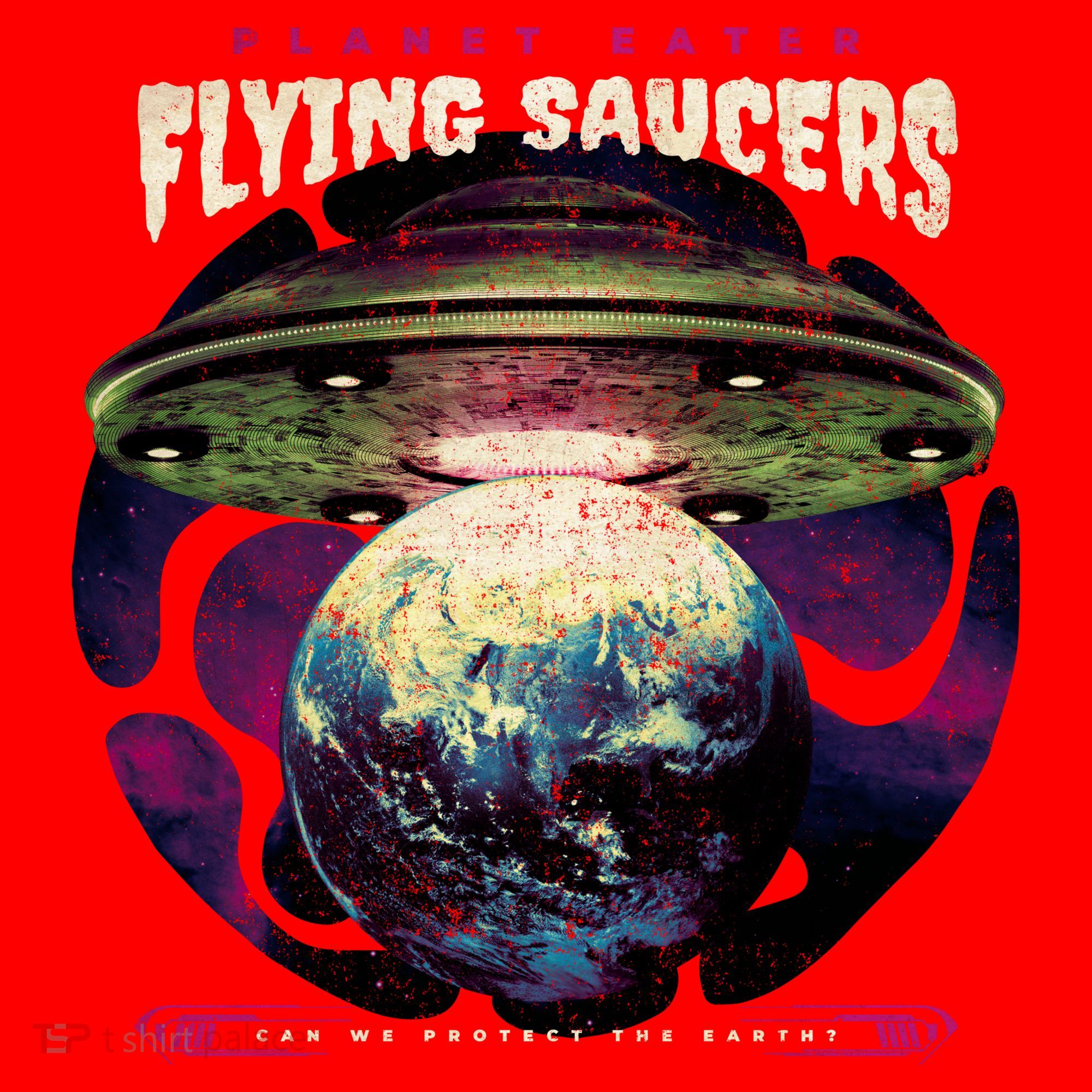 Flying Saucers Santa Hat