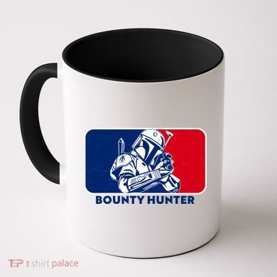Funny Sci Fi Bounty Hunter Sports Logo Coffee Mug