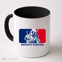 Funny Sci Fi Bounty Hunter Sports Logo Coffee Mug thumb 0