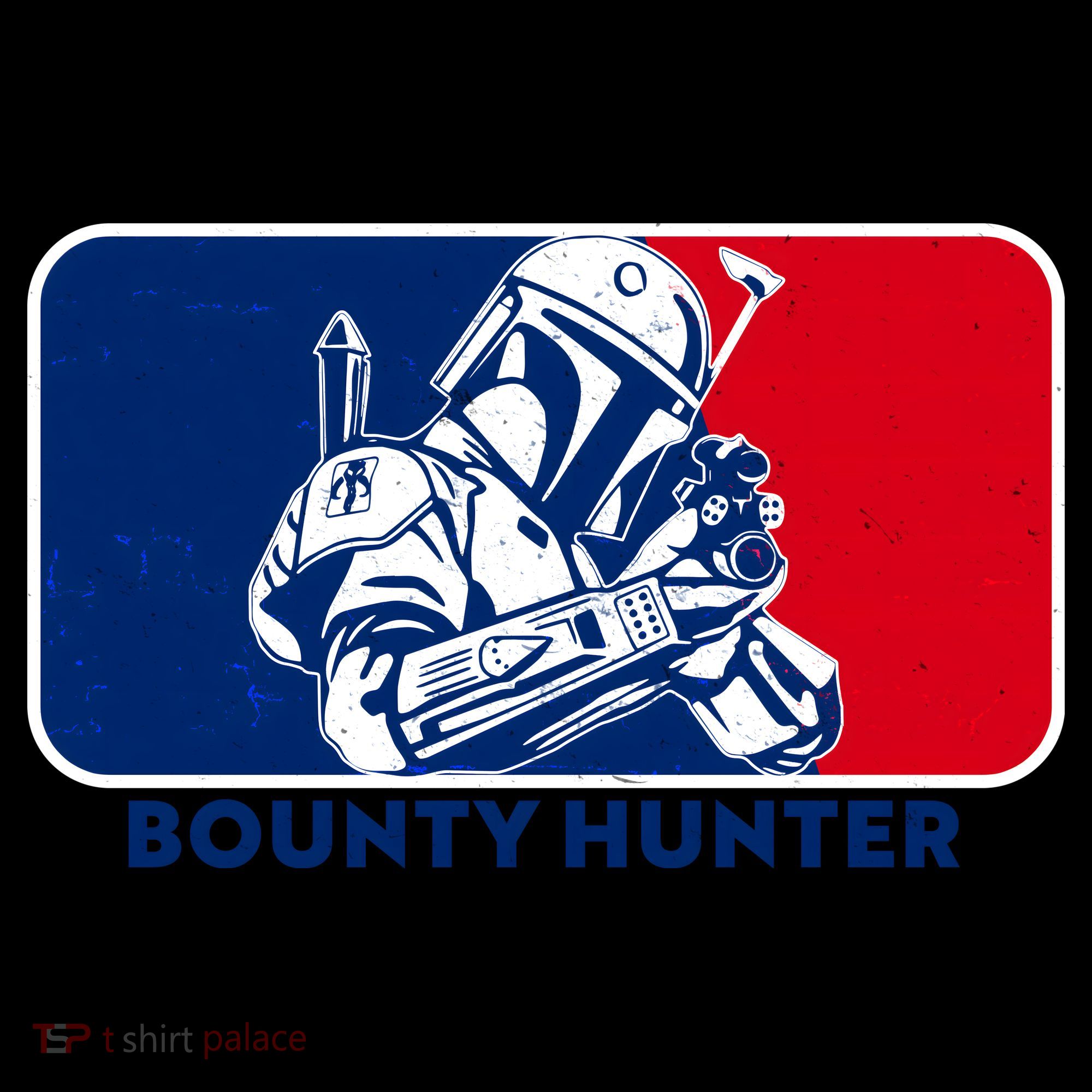 Funny Sci Fi Bounty Hunter Sports Logo Coffee Mug
