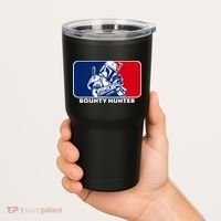 Funny Sci Fi Bounty Hunter Sports Logo Tumbler thumb 2