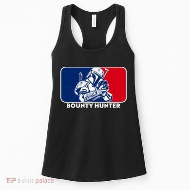Funny Sci Fi Bounty Hunter Sports Logo Women's Tank Top