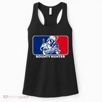 Funny Sci Fi Bounty Hunter Sports Logo Women's Tank Top thumb 0