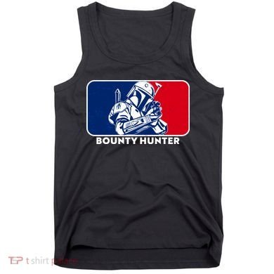 Funny Sci Fi Bounty Hunter Sports Logo Tank Top