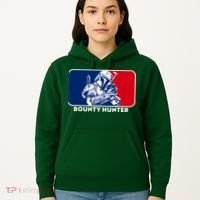 Funny Sci Fi Bounty Hunter Sports Logo Hoodie thumb 5