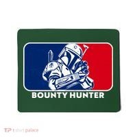 Funny Sci Fi Bounty Hunter Sports Logo Mousepad thumb 0