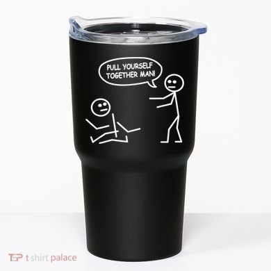 Funny Stick Figure Joke Pull Yourself Together Man Tumbler