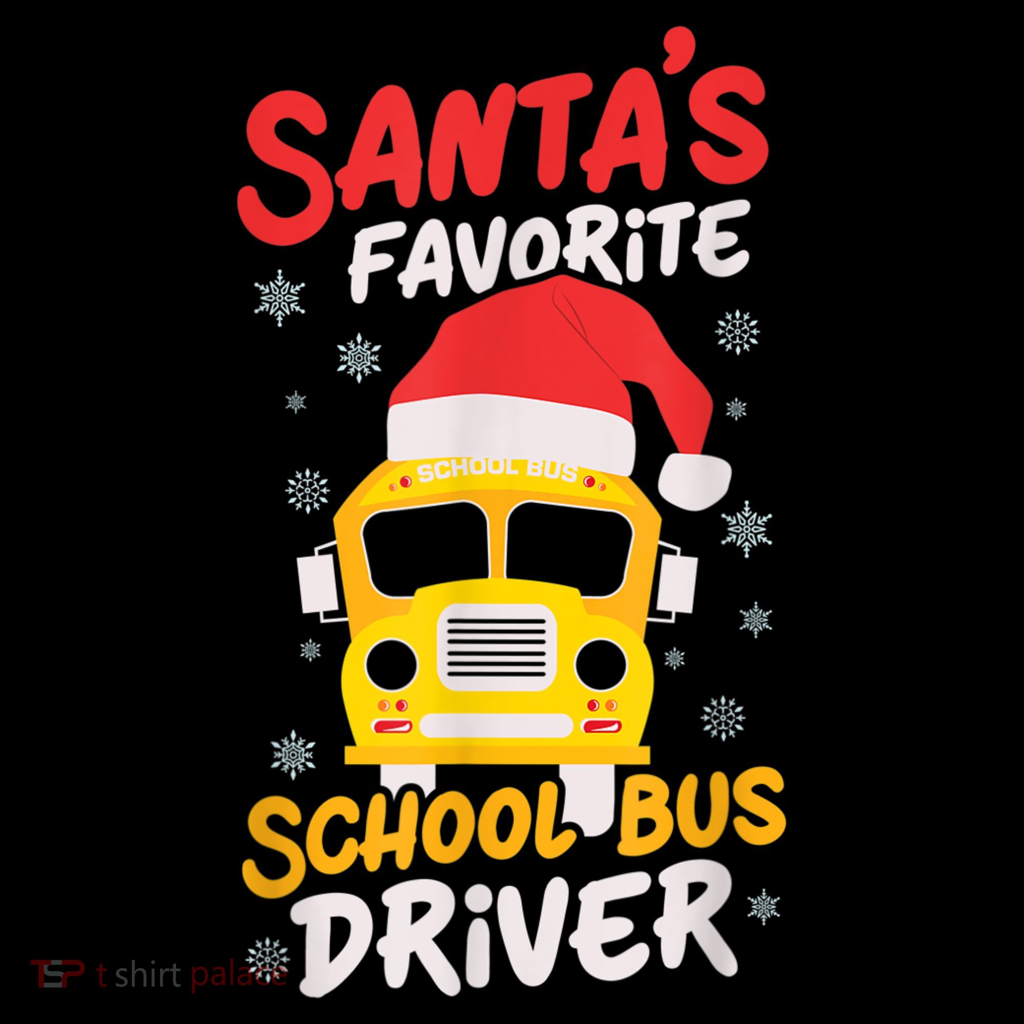 Funny Santas Favorite School Bus Driver Christmas Coffee Mug