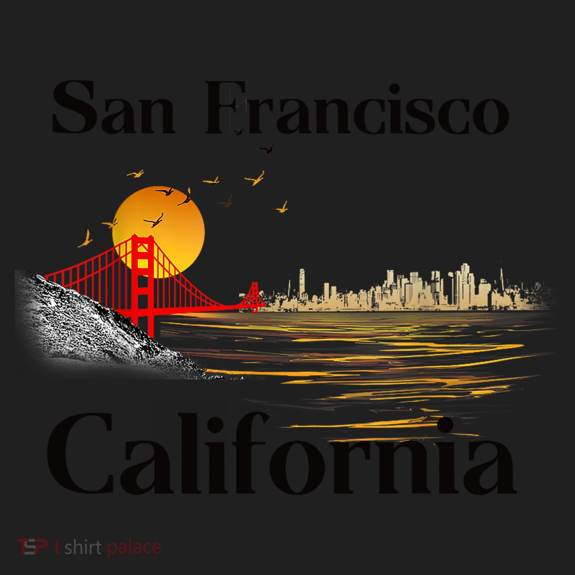 Funny San Francisco California Souvenirs Women's Sweatshirt