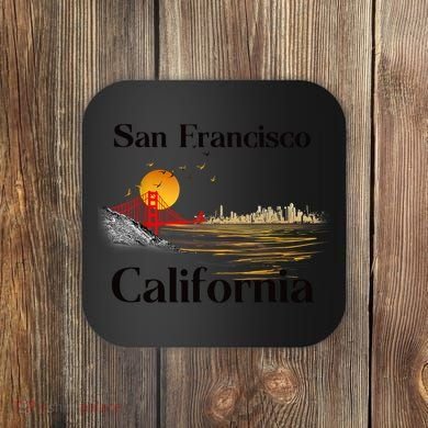Funny San Francisco California Souvenirs Coaster