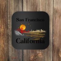 Funny San Francisco California Souvenirs Coaster thumb 0