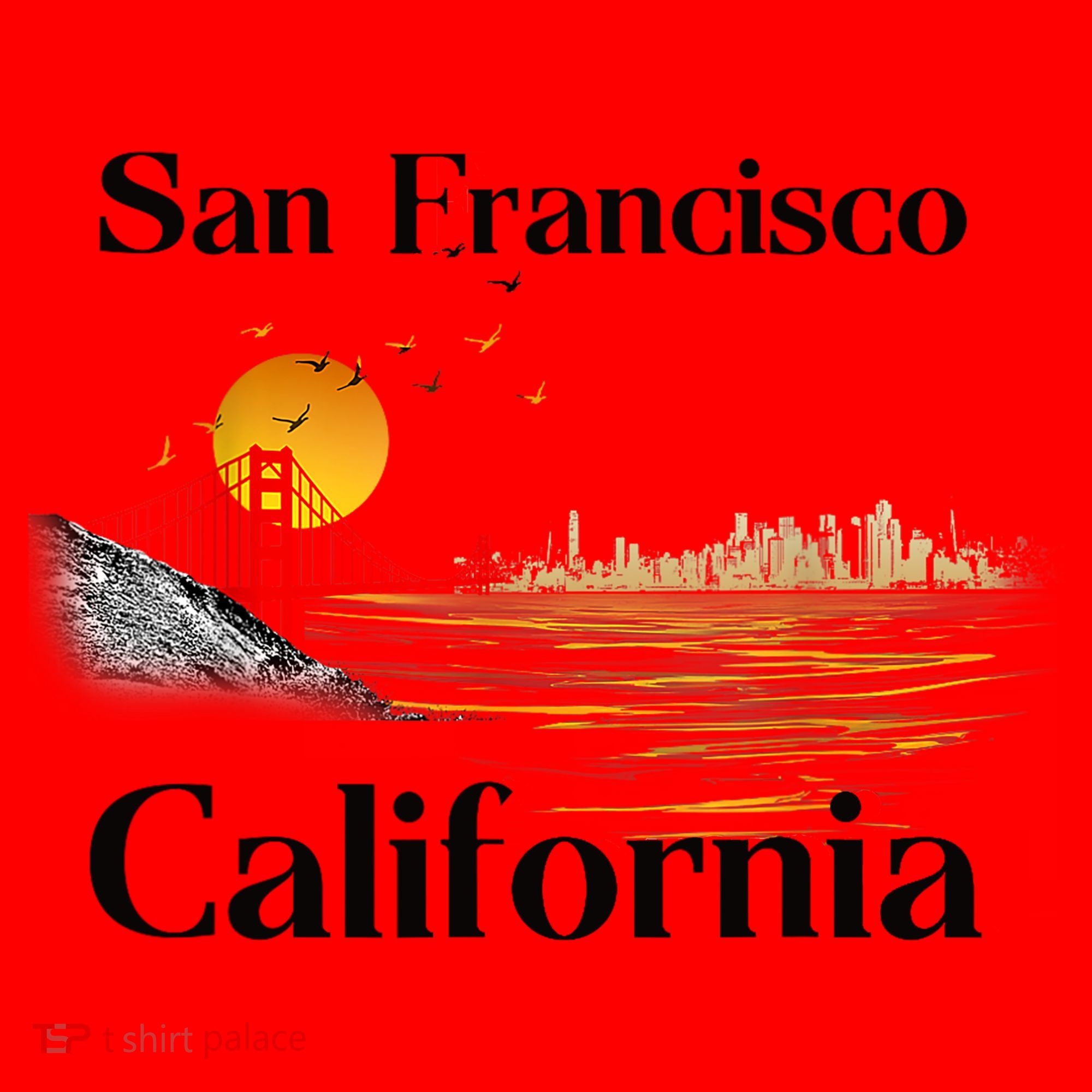 Funny San Francisco California Souvenirs Santa Hat
