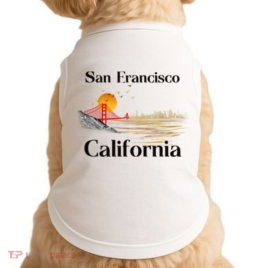 Funny San Francisco California Souvenirs Doggie Tank