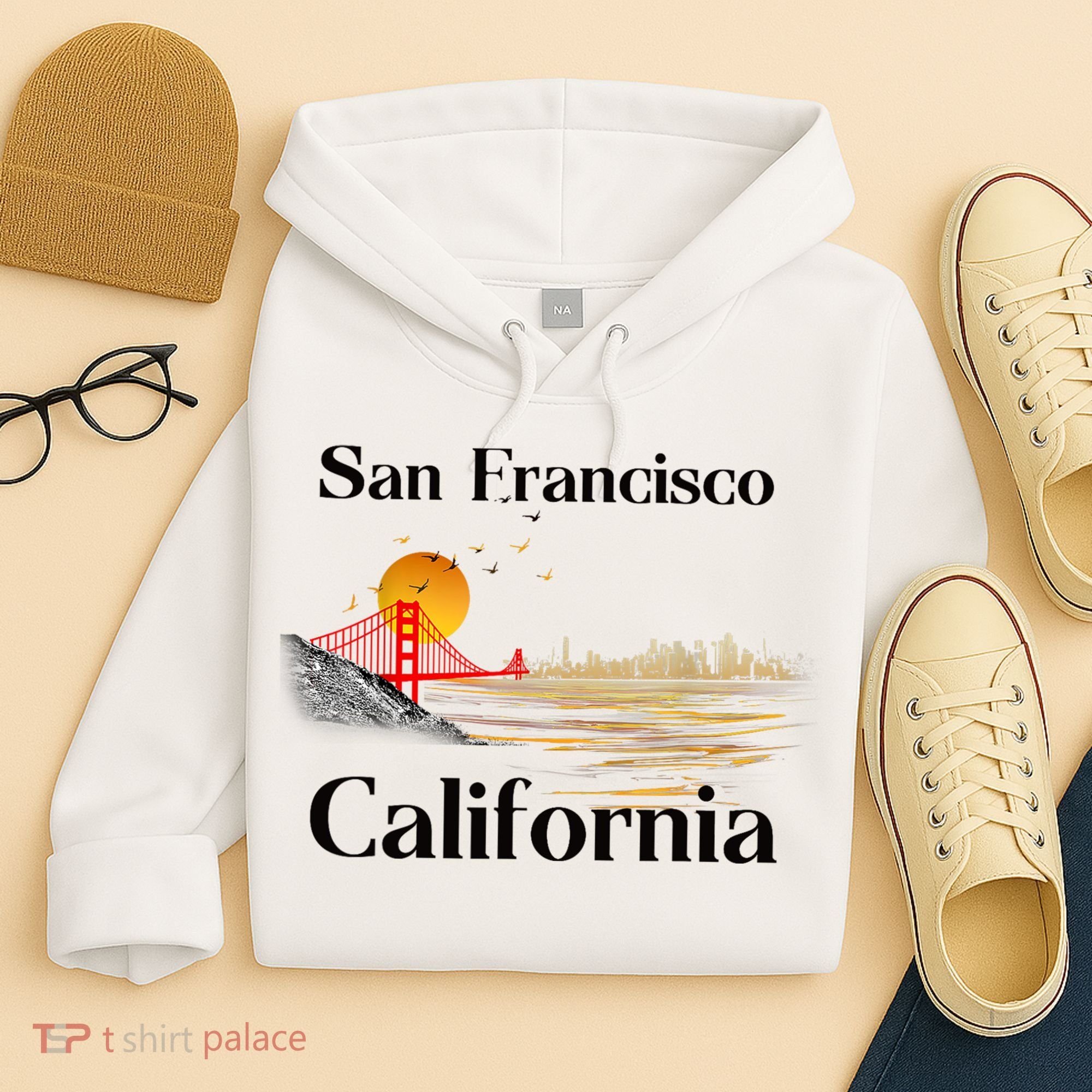 Funny San Francisco California Souvenirs Hoodie