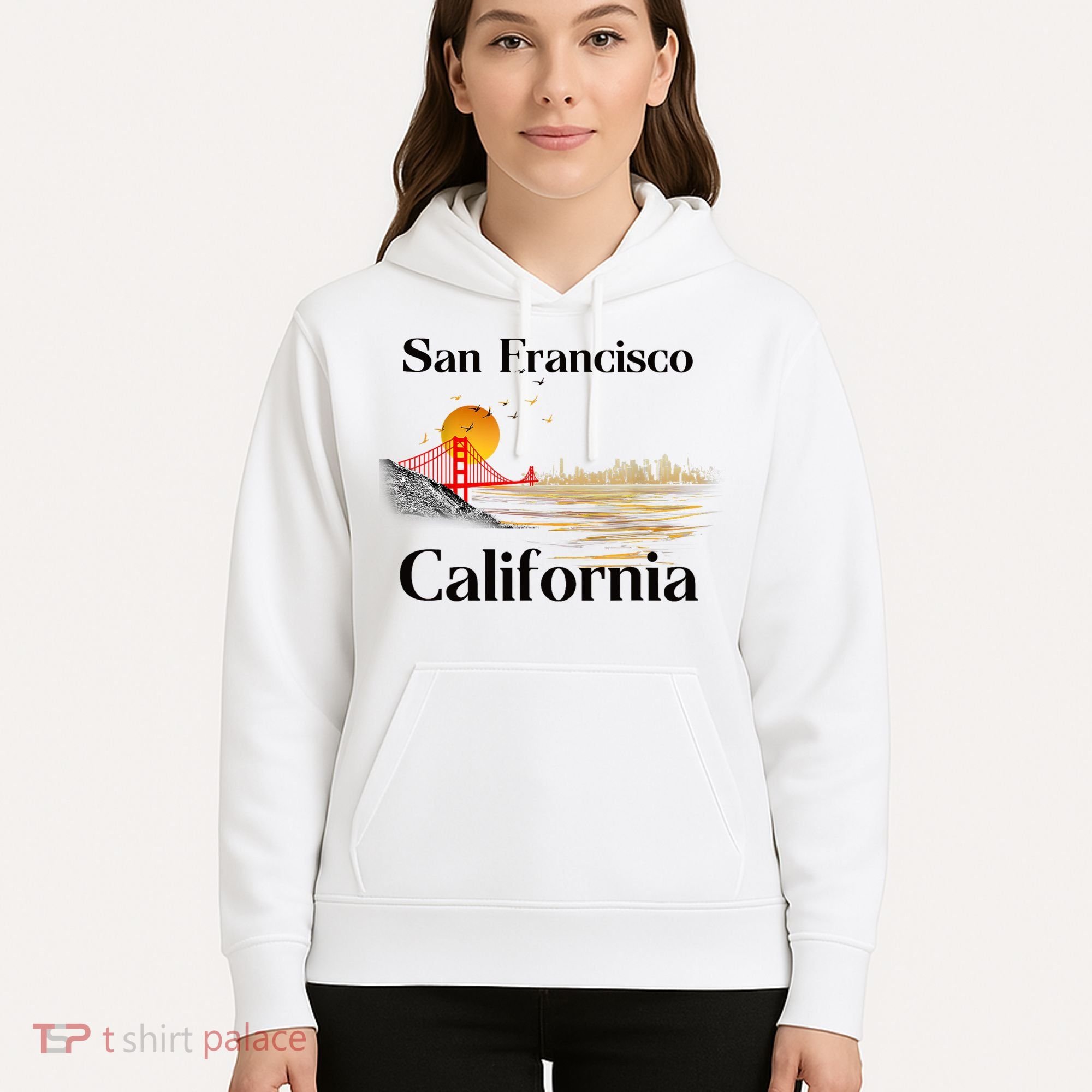 Funny San Francisco California Souvenirs Hoodie