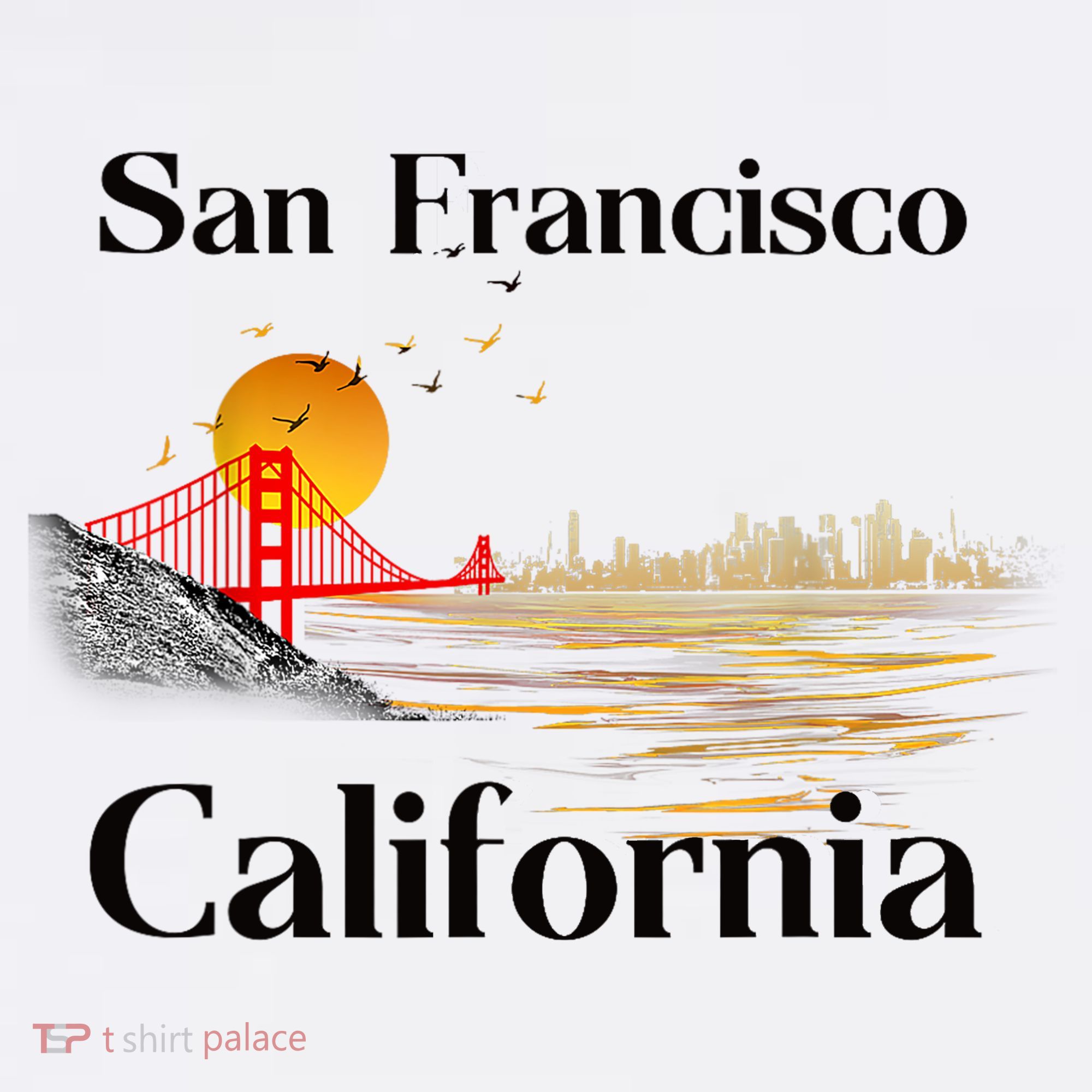 Funny San Francisco California Souvenirs Hoodie