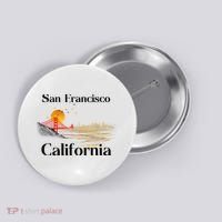 Funny San Francisco California Souvenirs Button thumb 0