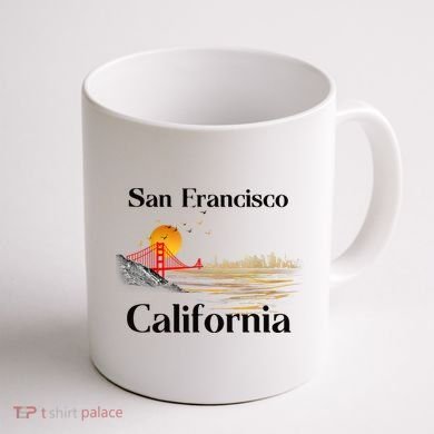 Funny San Francisco California Souvenirs Coffee Mug back