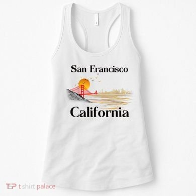 Funny San Francisco California Souvenirs Women's Tank Top