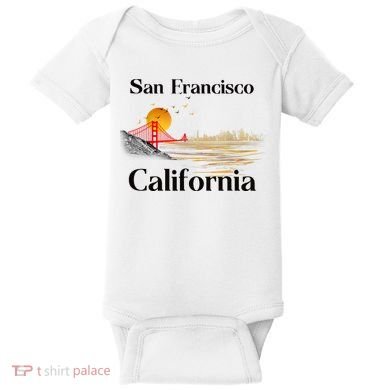 Funny San Francisco California Souvenirs Baby Bodysuit