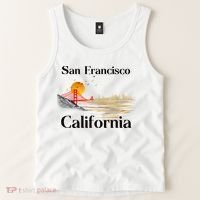 Funny San Francisco California Souvenirs Tank Top thumb 2