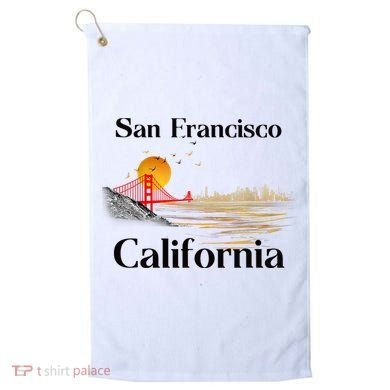 Funny San Francisco California Souvenirs Golf Towel