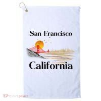 Funny San Francisco California Souvenirs Golf Towel thumb 0