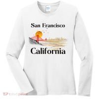 Funny San Francisco California Souvenirs Women's Long Sleeve Shirt thumb 0