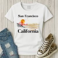 Funny San Francisco California Souvenirs Women's T-Shirt thumb 3