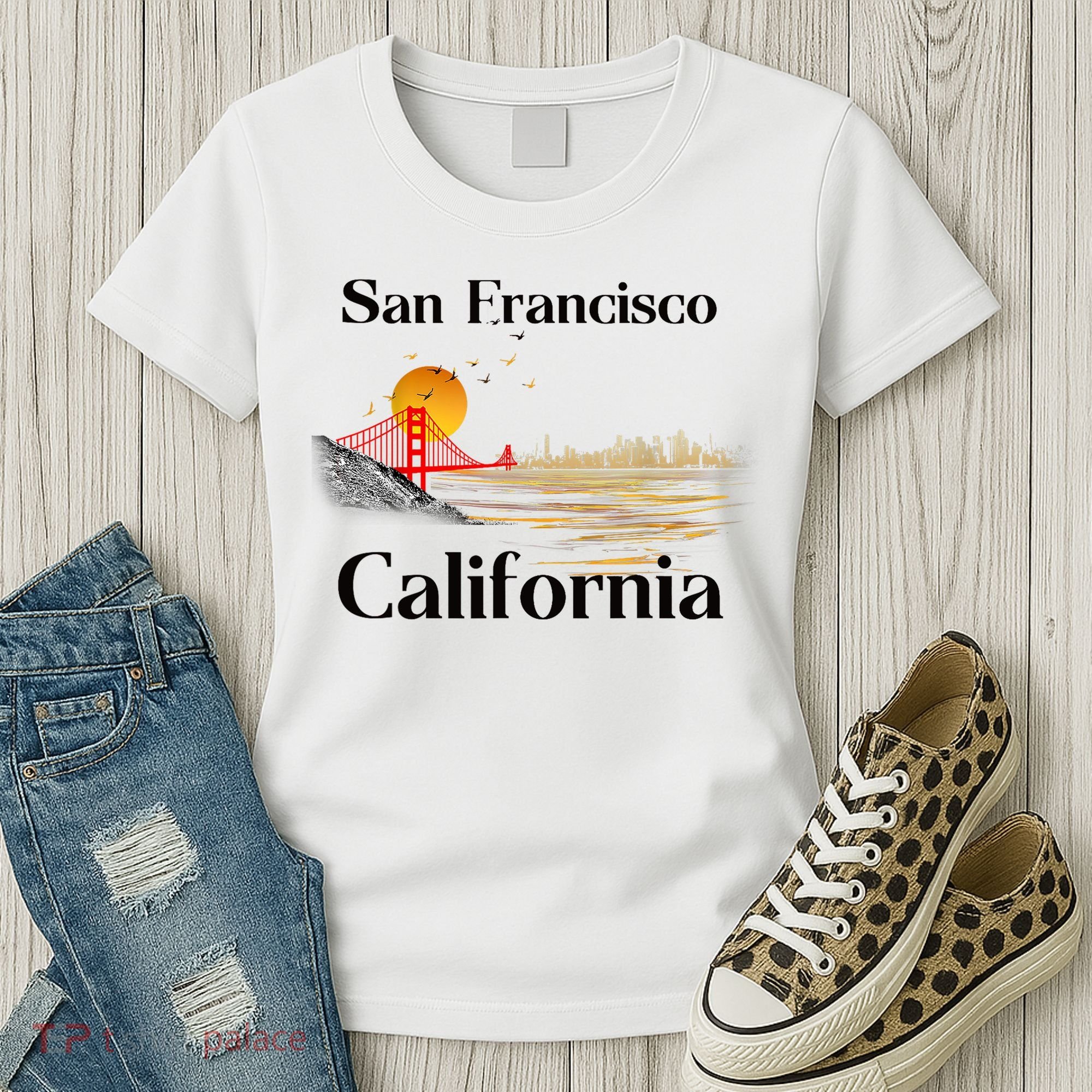 Funny San Francisco California Souvenirs Women's T-Shirt