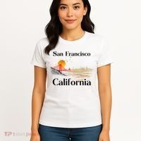 Funny San Francisco California Souvenirs Women's T-Shirt thumb 4