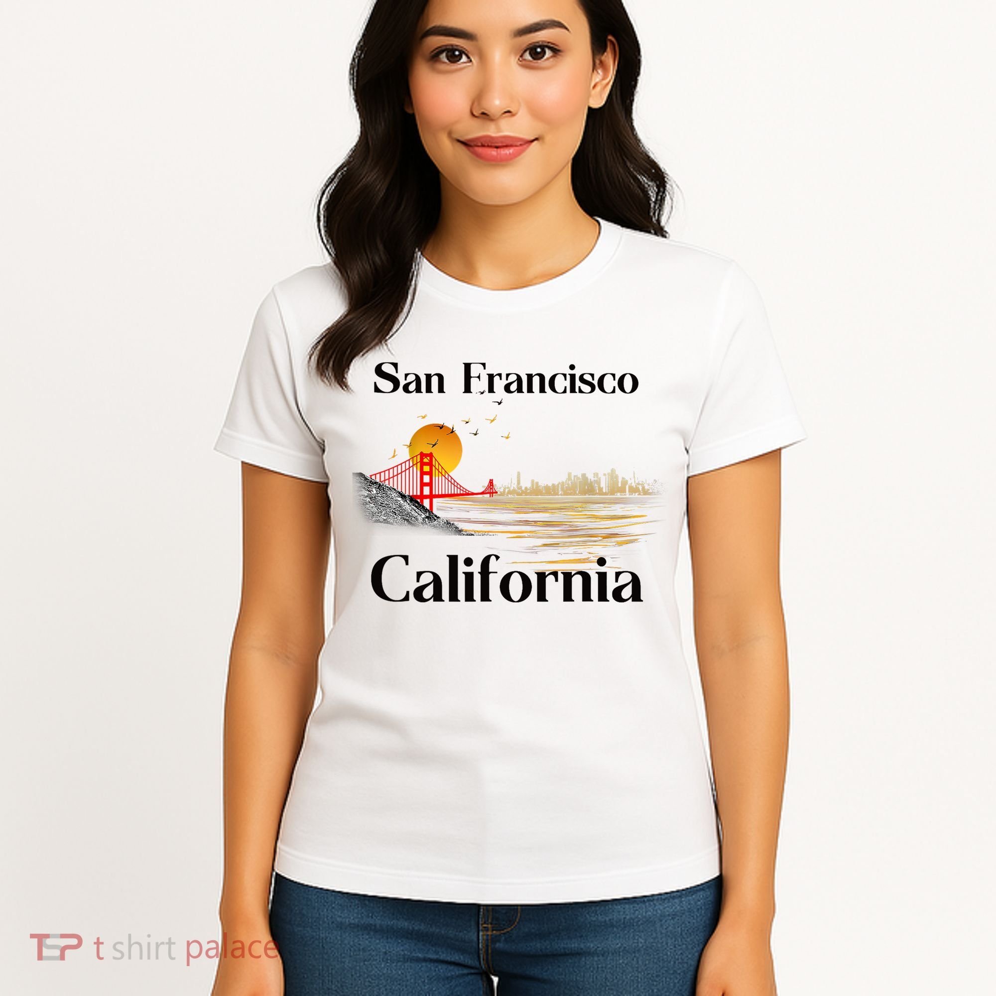 Funny San Francisco California Souvenirs Women's T-Shirt