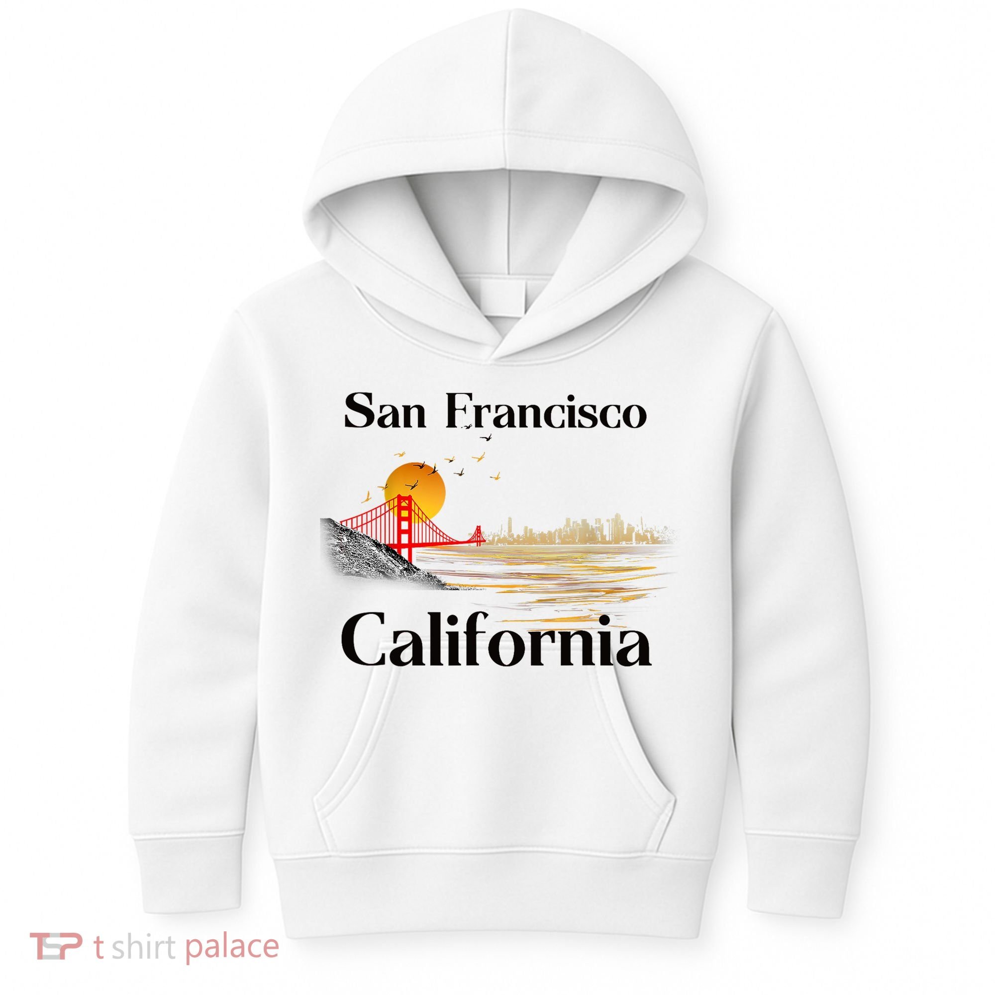 Funny San Francisco California Souvenirs Kids Hoodie