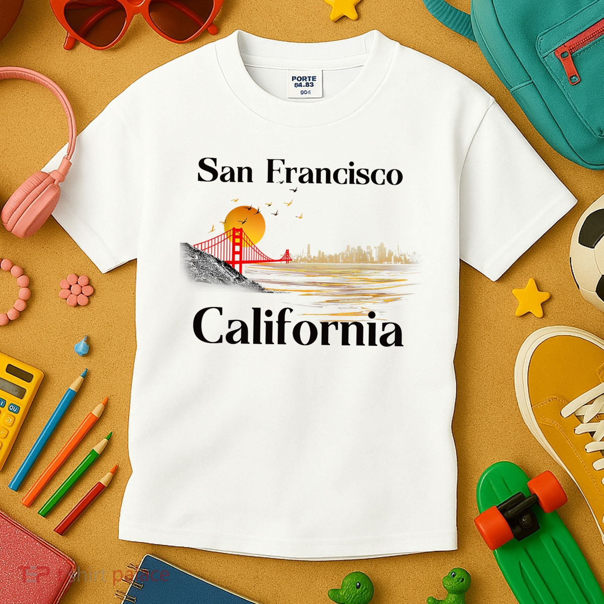 Funny San Francisco California Souvenirs Kids T-Shirt