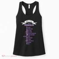 Fibromyalgia Spoonie & Fibro Awareness This Is My Flare Day Women's Tank Top thumb 0