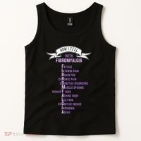 Fibromyalgia Spoonie & Fibro Awareness This Is My Flare Day Tank Top thumb 2