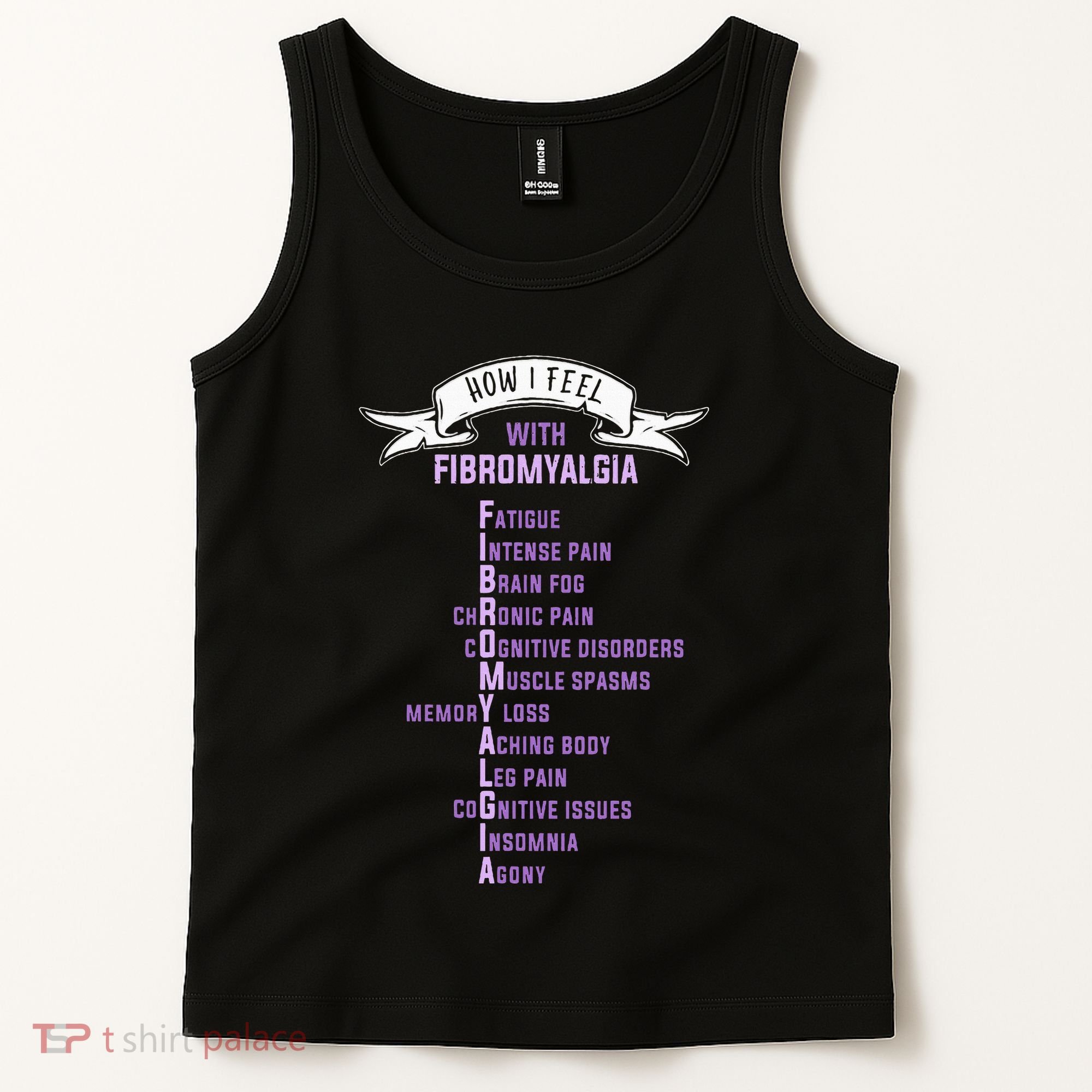Fibromyalgia Spoonie & Fibro Awareness This Is My Flare Day Tank Top