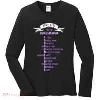 Fibromyalgia Spoonie & Fibro Awareness This Is My Flare Day Women's Long Sleeve Shirt thumb 0