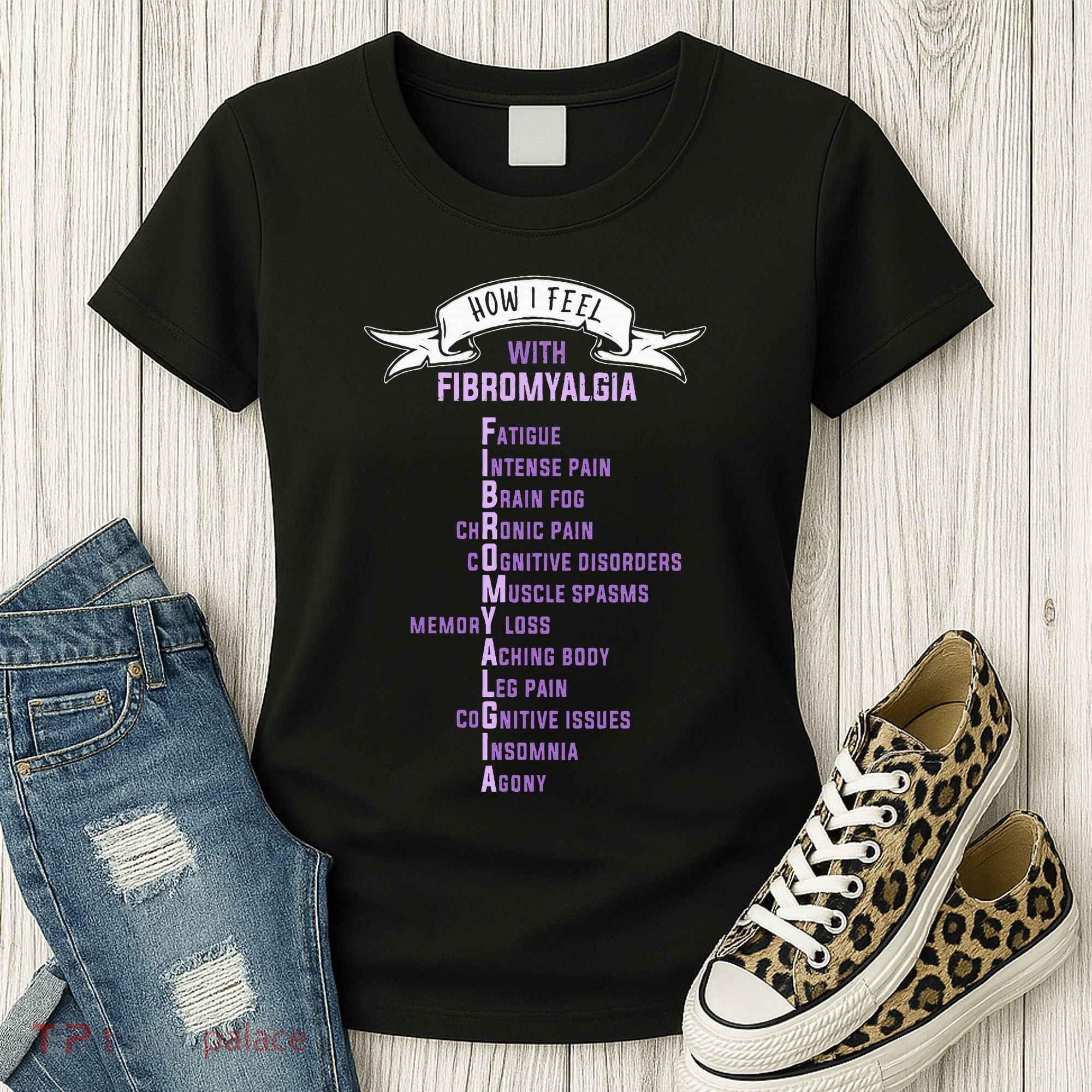 Fibromyalgia Spoonie & Fibro Awareness This Is My Flare Day Women's T-Shirt