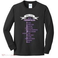 Fibromyalgia Spoonie & Fibro Awareness This Is My Flare Day Kids Long Sleeve Shirt thumb 0