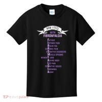 Fibromyalgia Spoonie & Fibro Awareness This Is My Flare Day Kids T-Shirt thumb 0