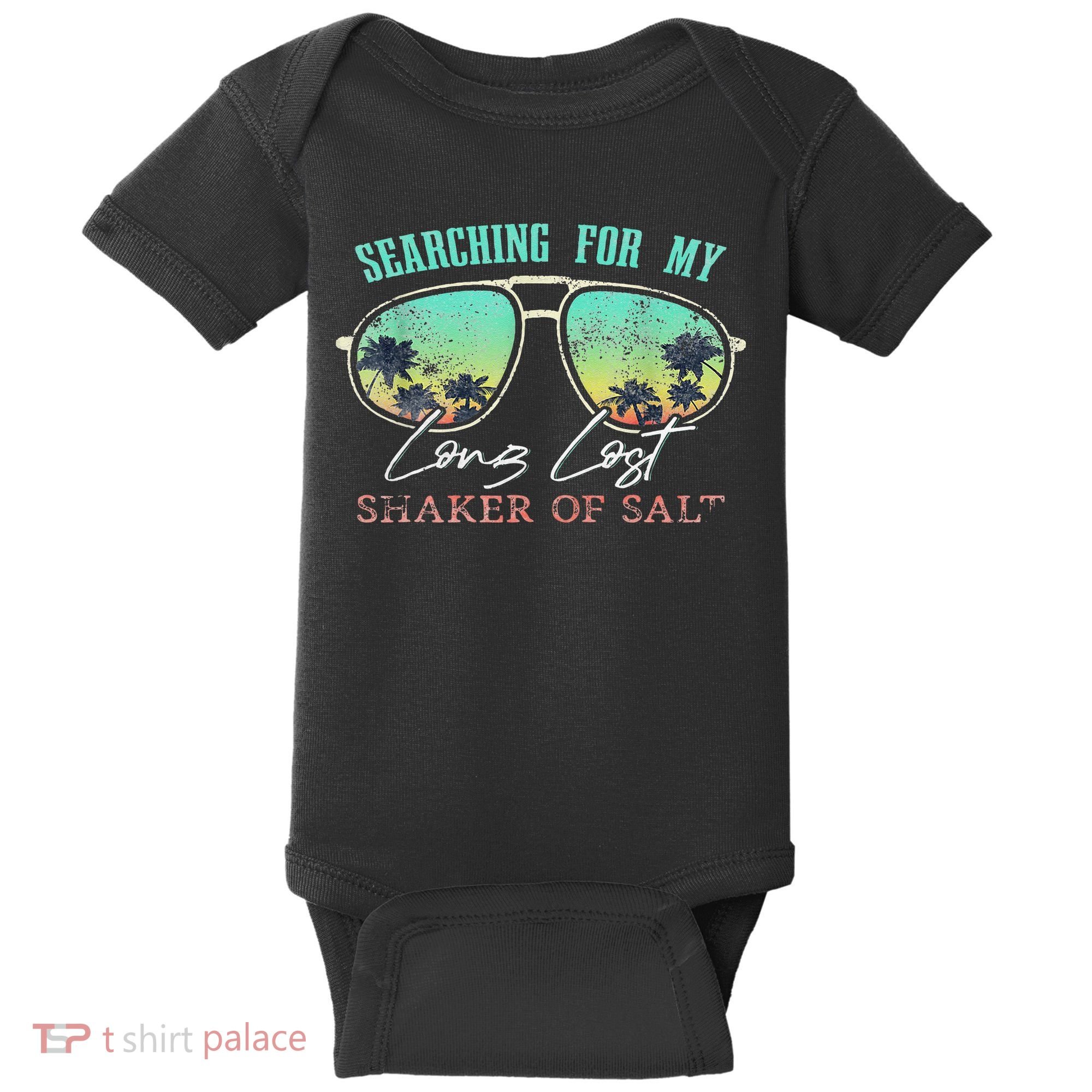 Funny Searching For My Long Lost Shaker Of Salt Shaker Baby Bodysuit