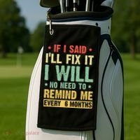funny saying for handyman tshirts for  handyman  Golf Towel thumb 2