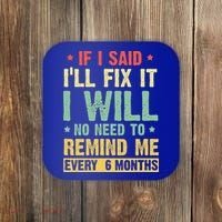 funny saying for handyman tshirts for  handyman  Coaster thumb 0