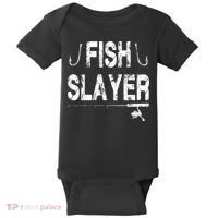 Fish Slayer Baby Bodysuit thumb 0