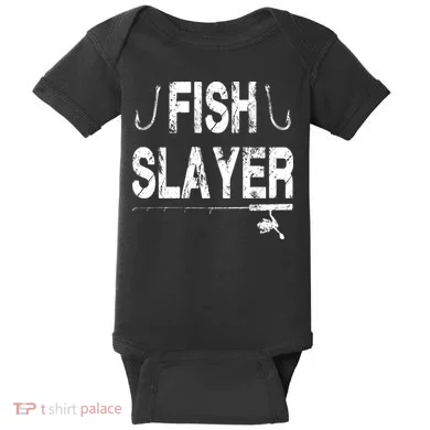 Fish Slayer Baby Bodysuit